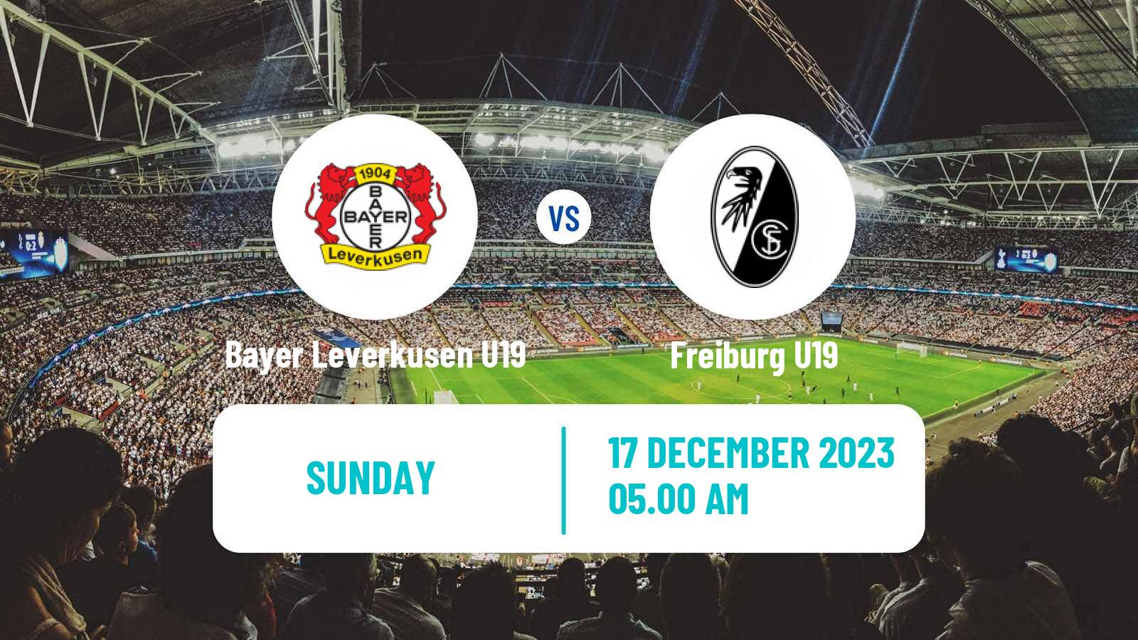 Soccer German DFB Junioren Pokal Bayer Leverkusen U19 - Freiburg U19