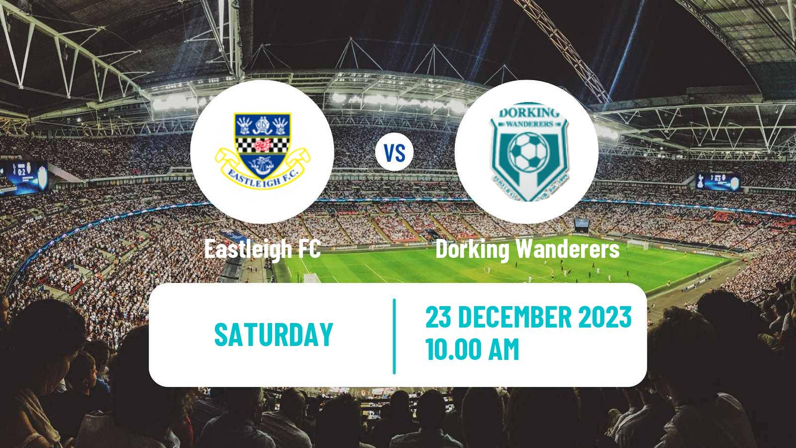 Soccer English National League Eastleigh - Dorking Wanderers