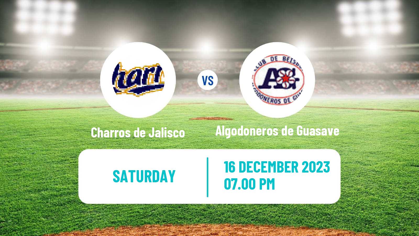 Baseball LMP Charros de Jalisco - Algodoneros de Guasave