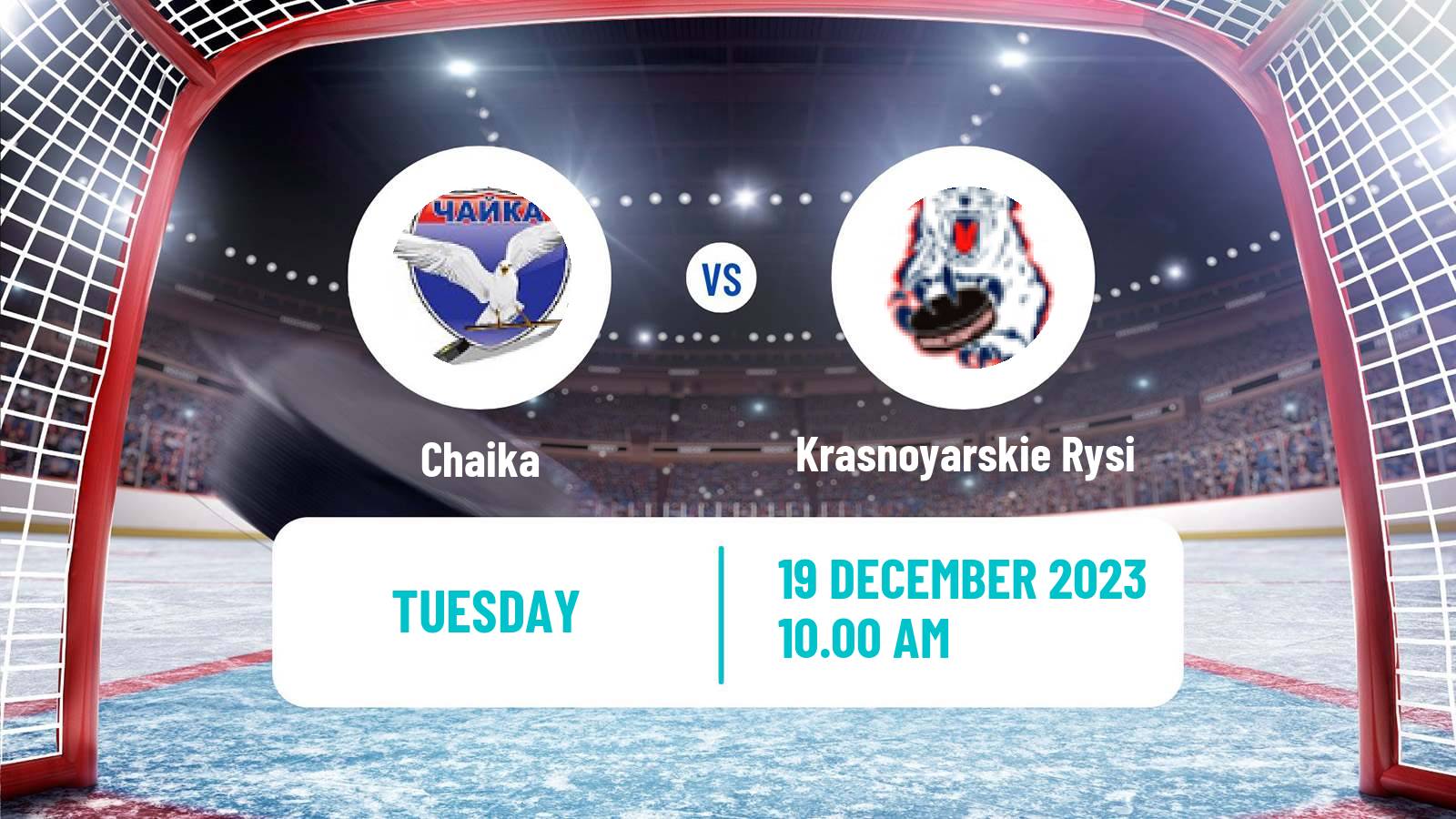 Hockey MHL Chaika - Krasnoyarskie Rysi