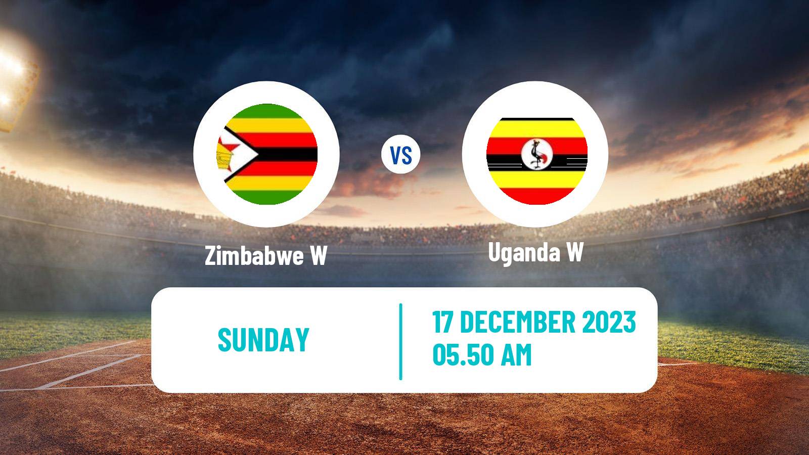 Cricket ICC World Twenty20 Women Zimbabwe W - Uganda W