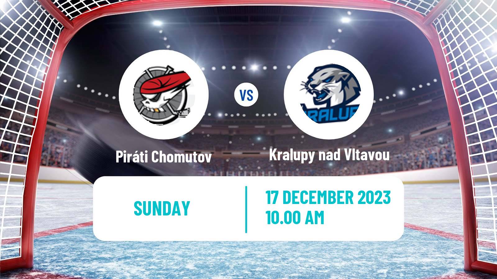 Hockey Czech 2 Liga Hockey West Piráti Chomutov - Kralupy nad Vltavou