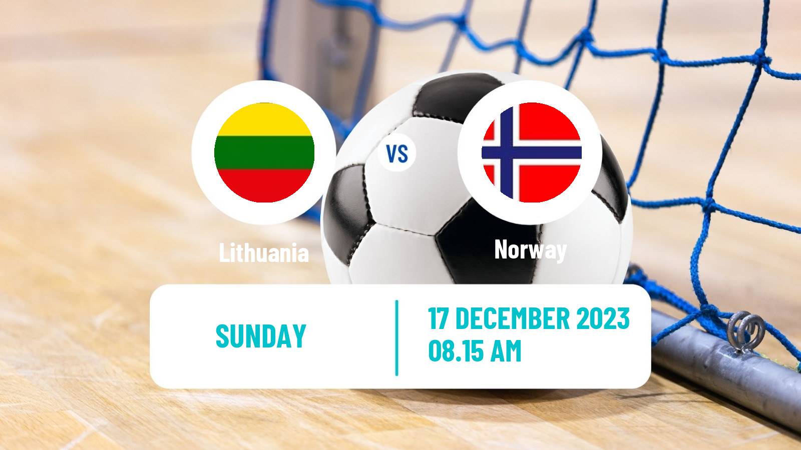 Futsal Friendly International Futsal Lithuania - Norway