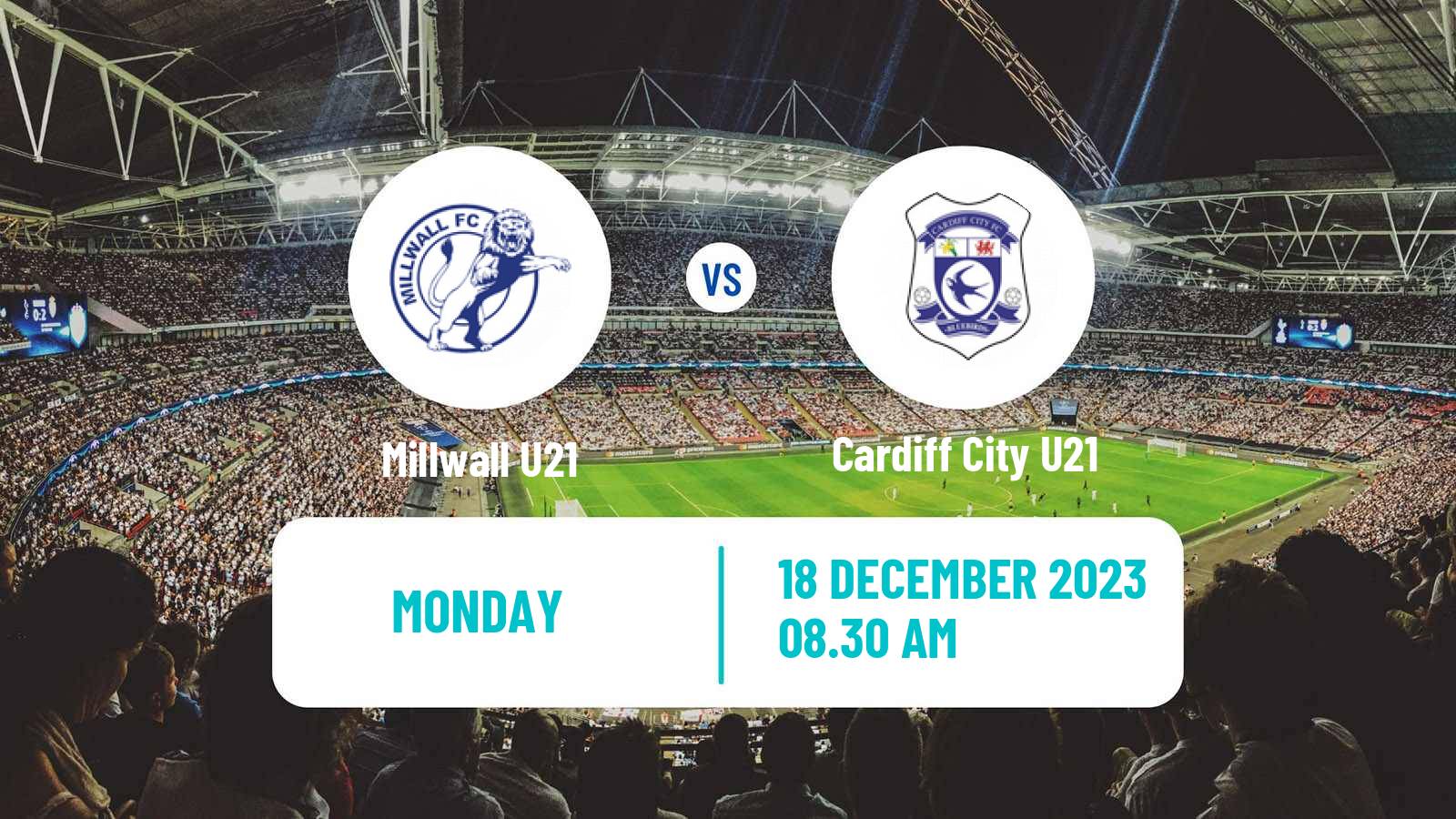 Soccer English Professional Development League Millwall U21 - Cardiff City U21
