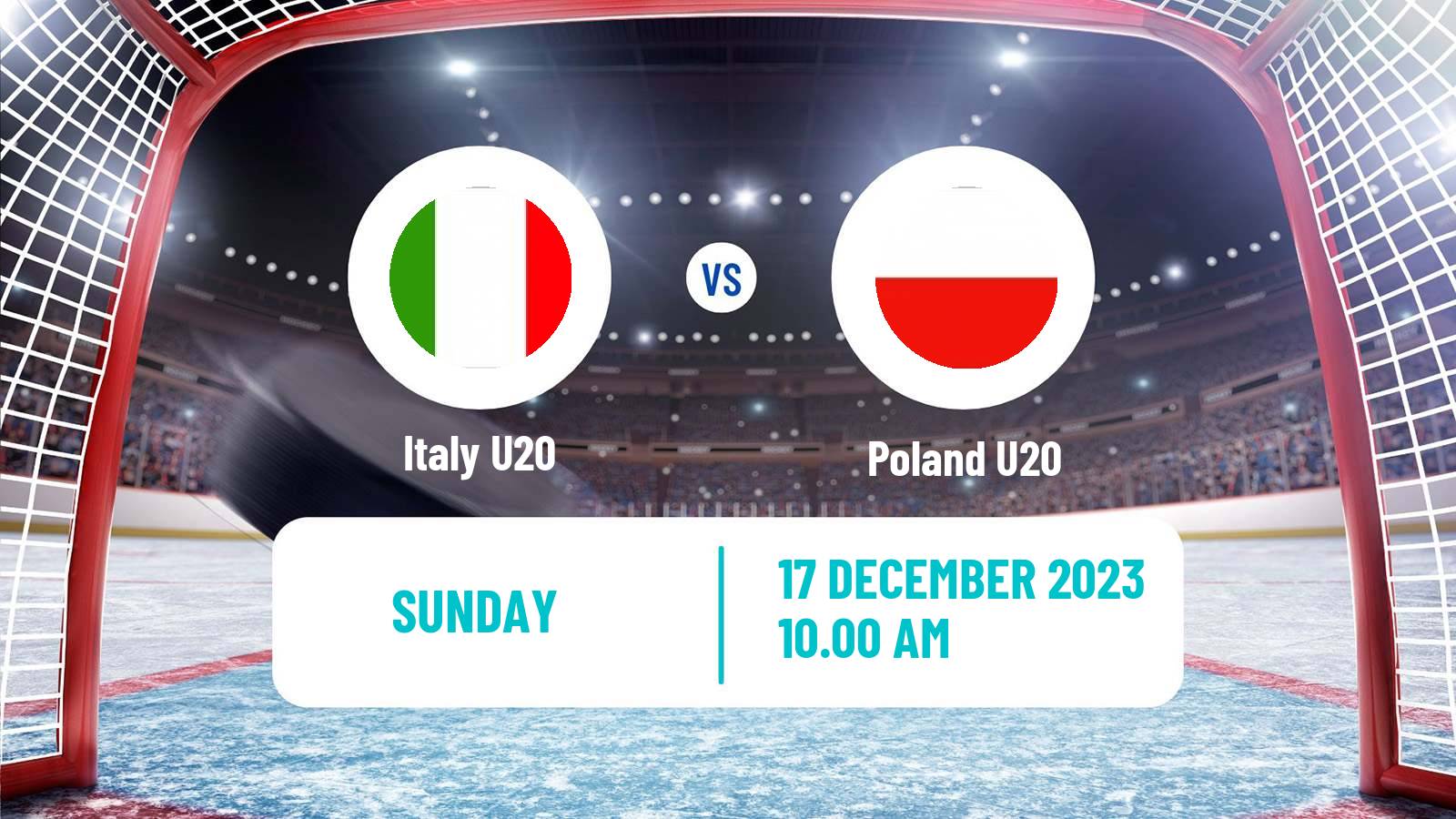 Hockey IIHF World U20 Championship IB Italy U20 - Poland U20