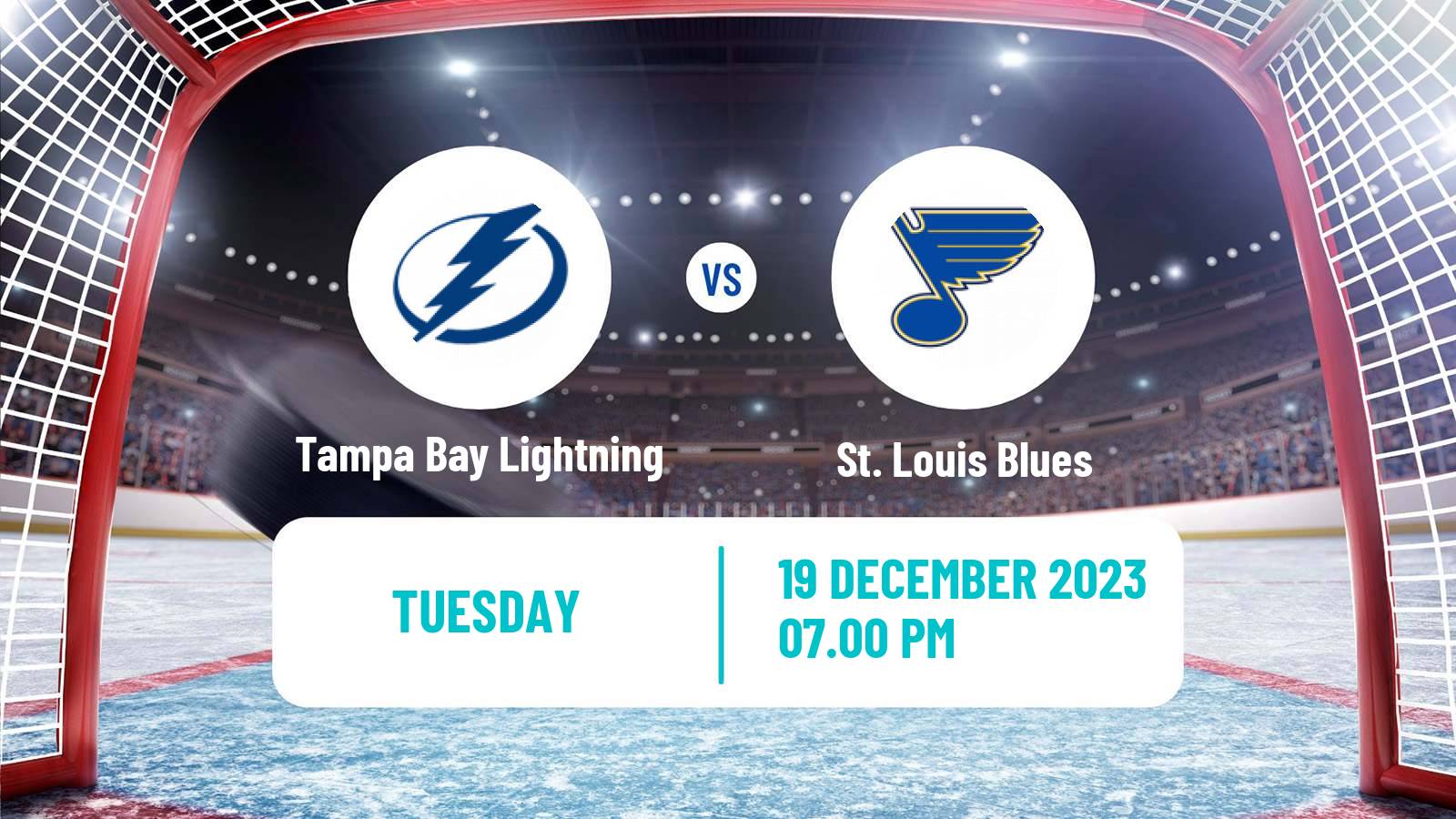 Hockey NHL Tampa Bay Lightning - St. Louis Blues