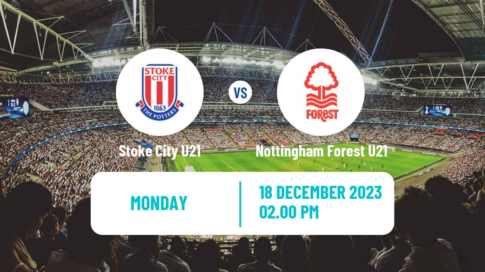 Soccer English Premier League 2 Stoke City U21 - Nottingham Forest U21