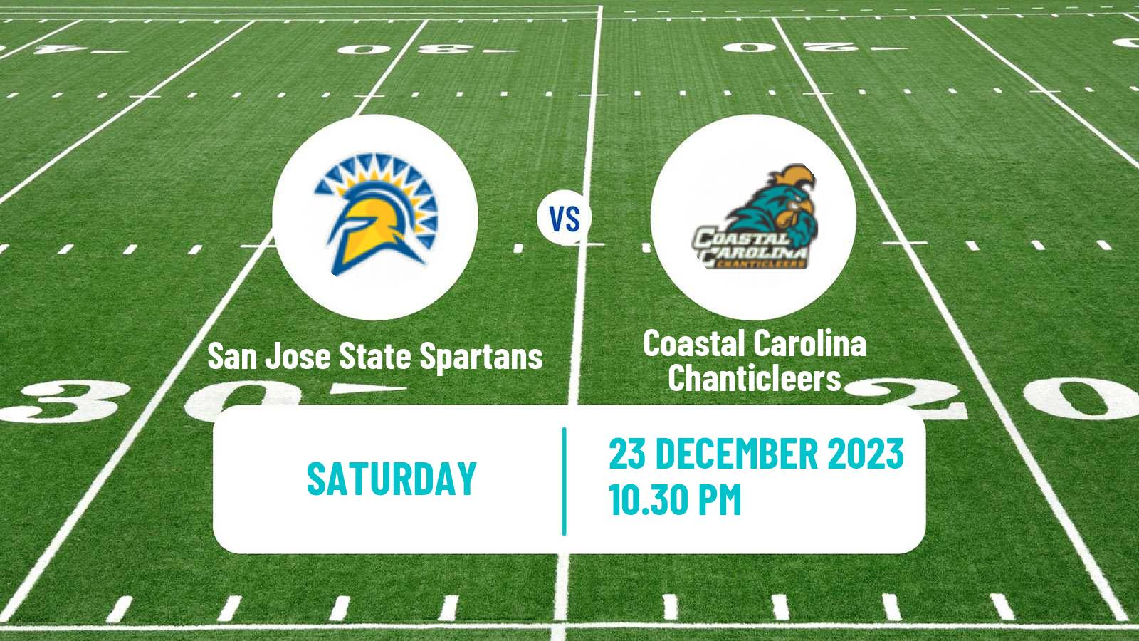 American football NCAA College Football San Jose State Spartans - Coastal Carolina Chanticleers