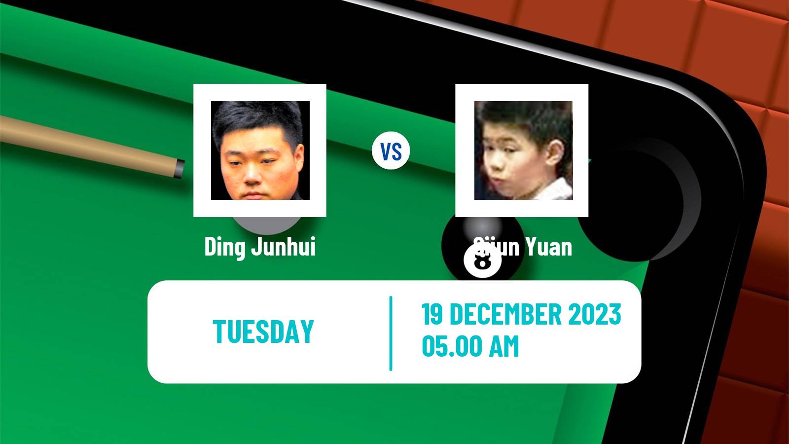Snooker German Masters Ding Junhui - Sijun Yuan