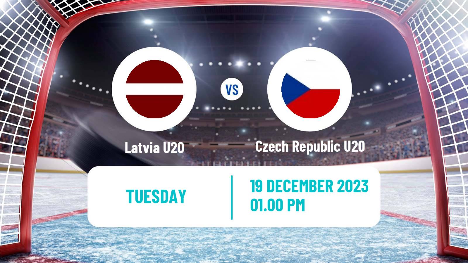 Hockey Friendly International Ice Hockey Latvia U20 - Czech Republic U20