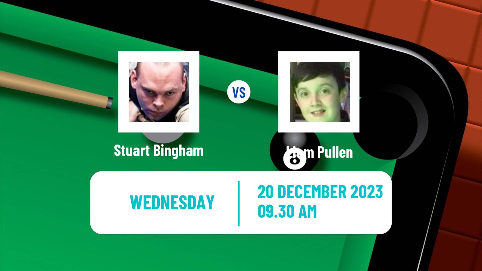 Snooker German Masters Stuart Bingham - Liam Pullen