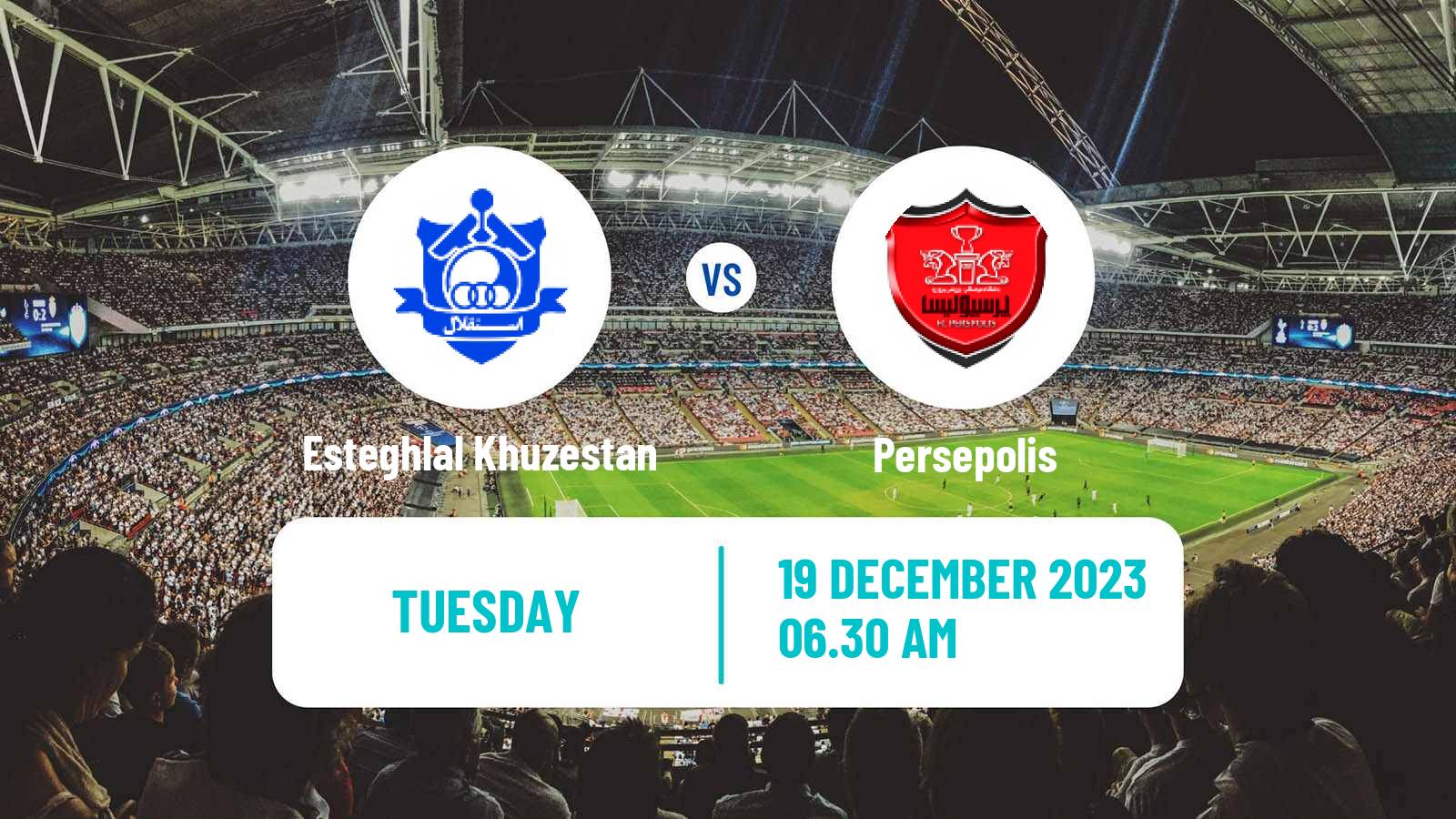 Esteghlal Khuzestan vs Sepahan» Predictions, Odds, Live Score & Stats