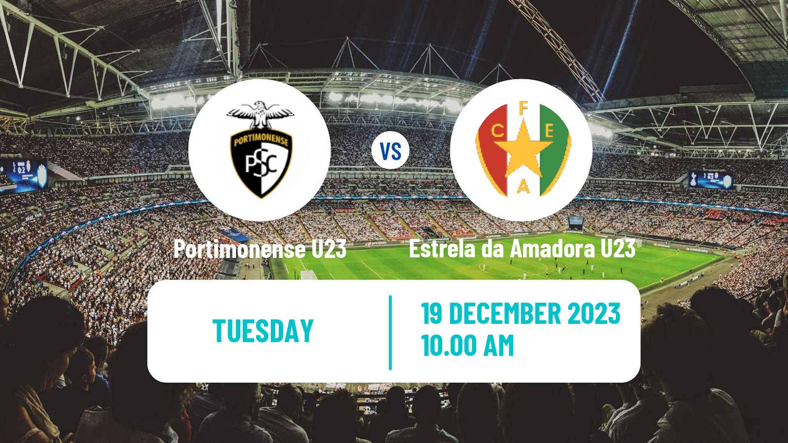 Soccer Portuguese Liga Revelacao U23 Portimonense U23 - Estrela da Amadora U23