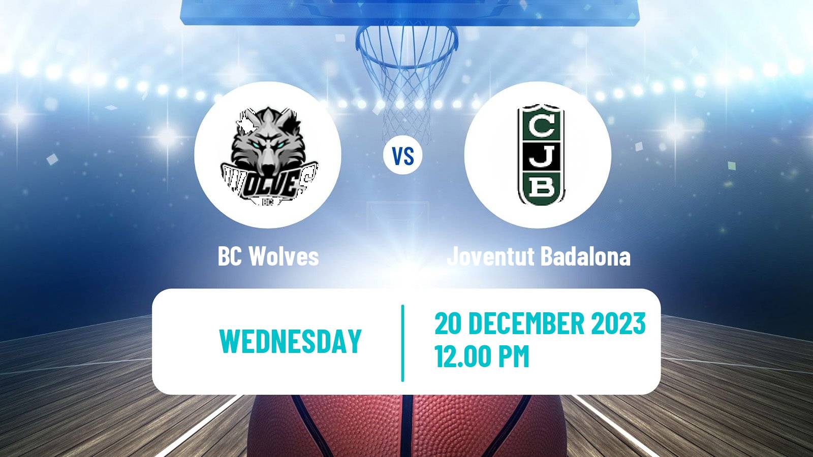 Basketball Eurocup BC Wolves - Joventut Badalona