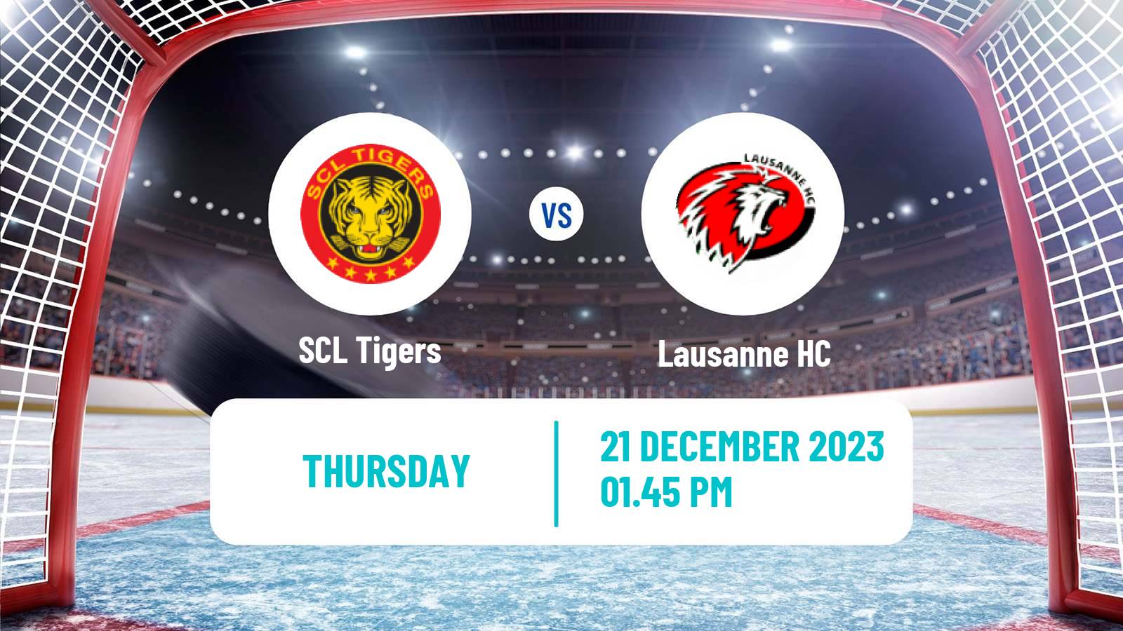 Hockey Swiss National League Hockey SCL Tigers - Lausanne HC