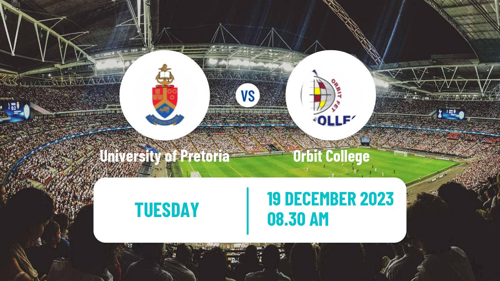 Soccer South African First Division University of Pretoria - Orbit College
