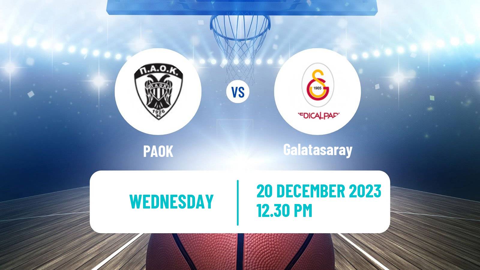 Basketball Champions League Basketball PAOK - Galatasaray