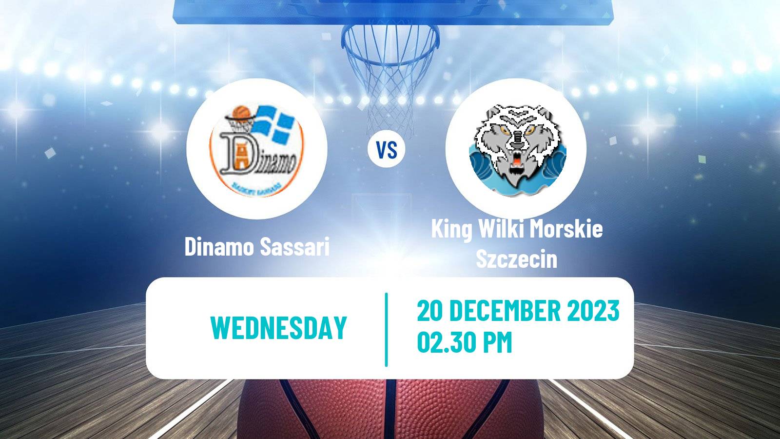 Basketball Champions League Basketball Dinamo Sassari - King Wilki Morskie Szczecin