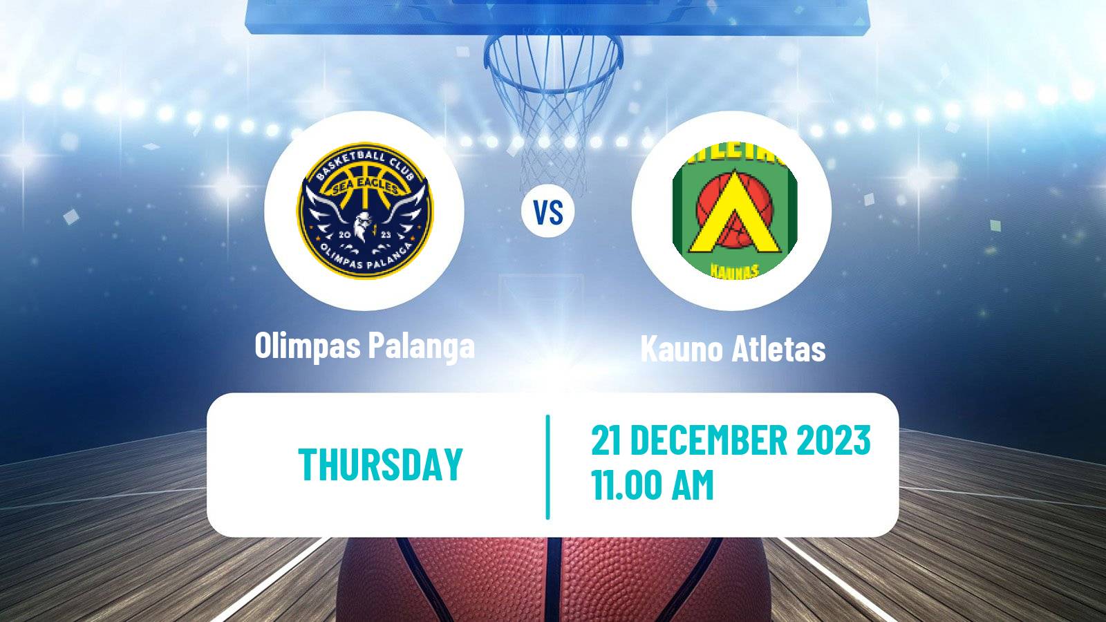 Basketball Lietuvos NKL Olimpas Palanga - Kauno Atletas