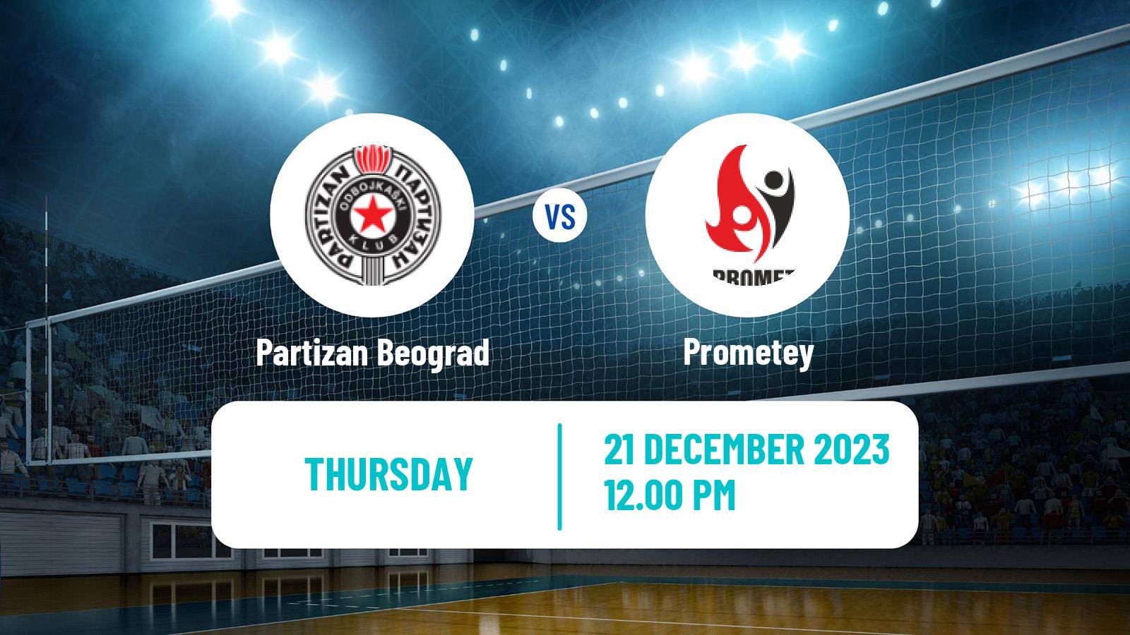 Volleyball CEV Cup Partizan Beograd - Prometey