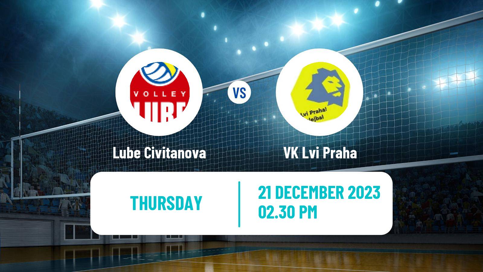 Volleyball CEV Champions League Lube Civitanova - Lvi Praha