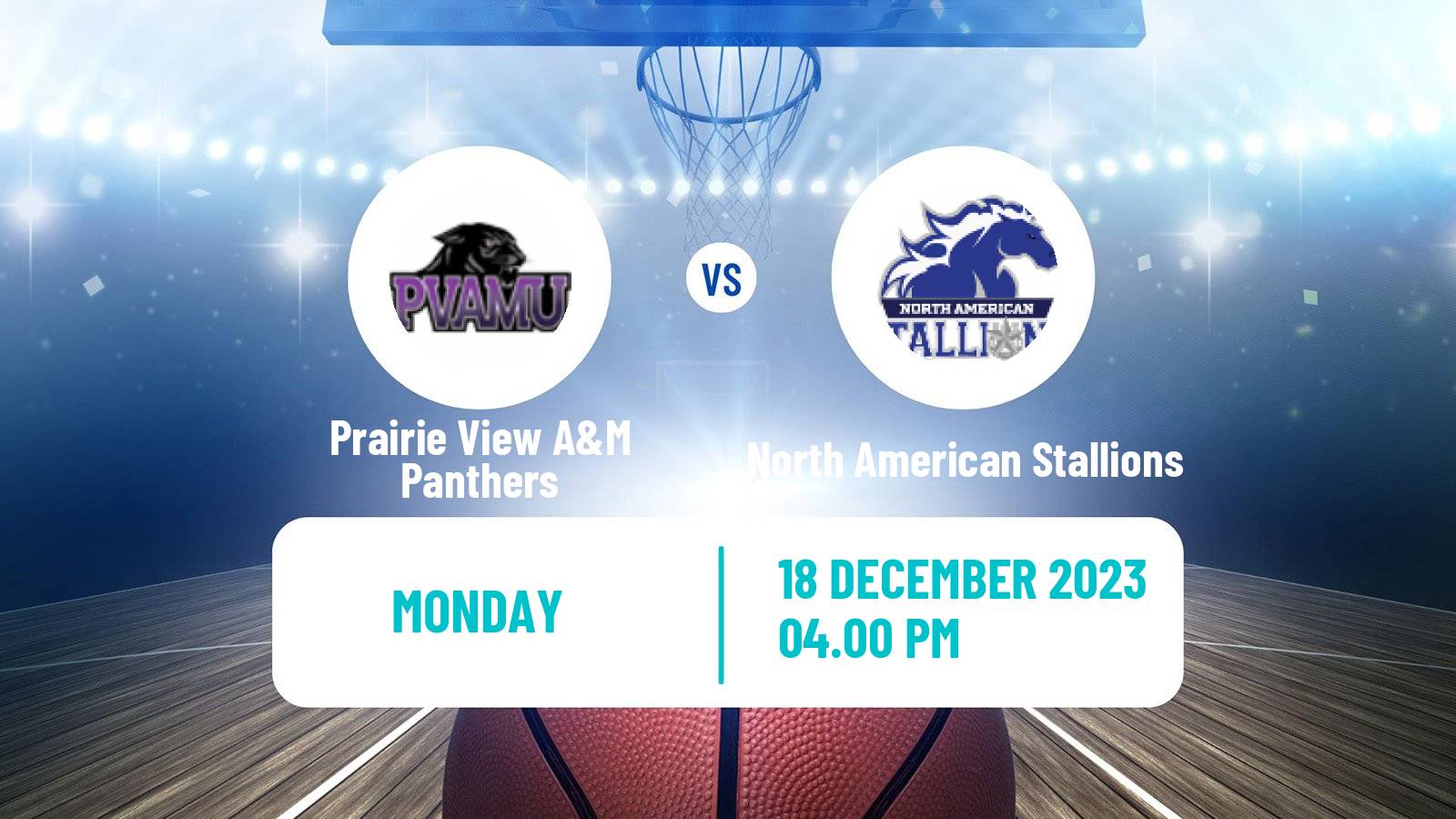 Basketball NCAA College Basketball Prairie View A&M Panthers - North American Stallions