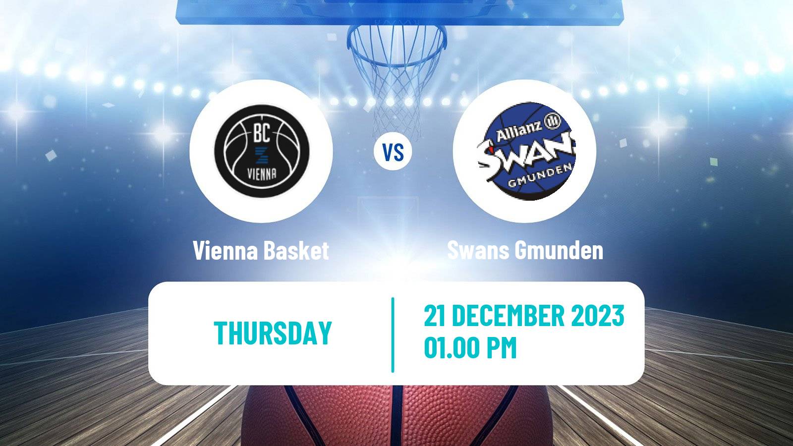 Basketball Austrian Superliga Basketball Vienna Basket - Swans Gmunden