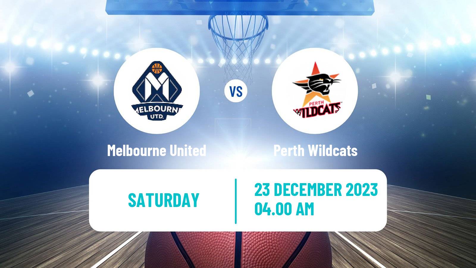 Basketball Australian NBL Melbourne United - Perth Wildcats