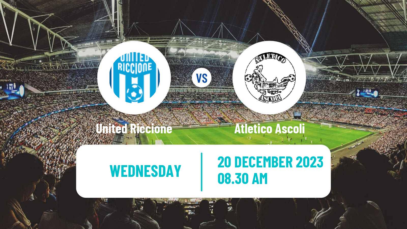 Soccer Italian Serie D - Group F United Riccione - Atletico Ascoli