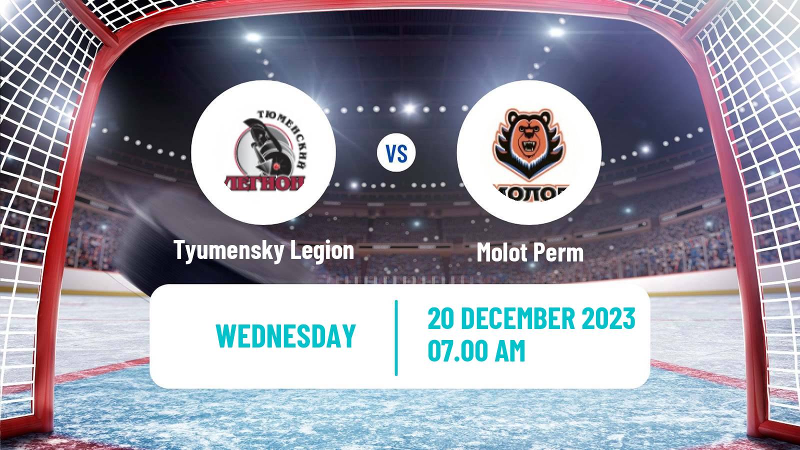 Hockey MHL Tyumensky Legion - Molot Perm