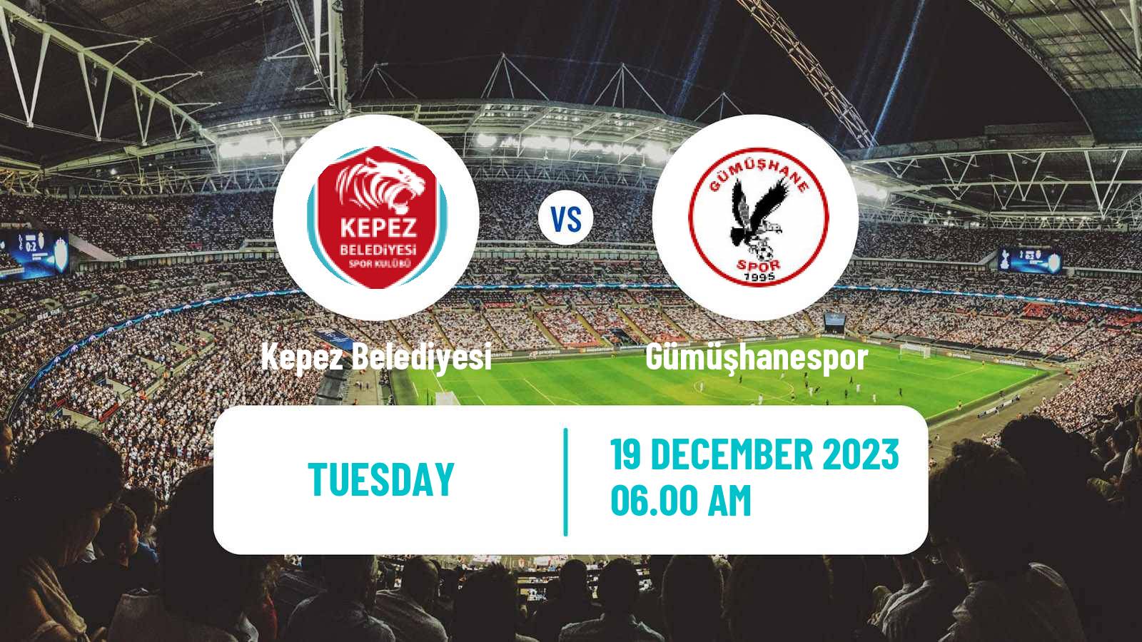 Soccer Turkish 3 Lig Group 1 Kepez Belediyesi - Gümüşhanespor
