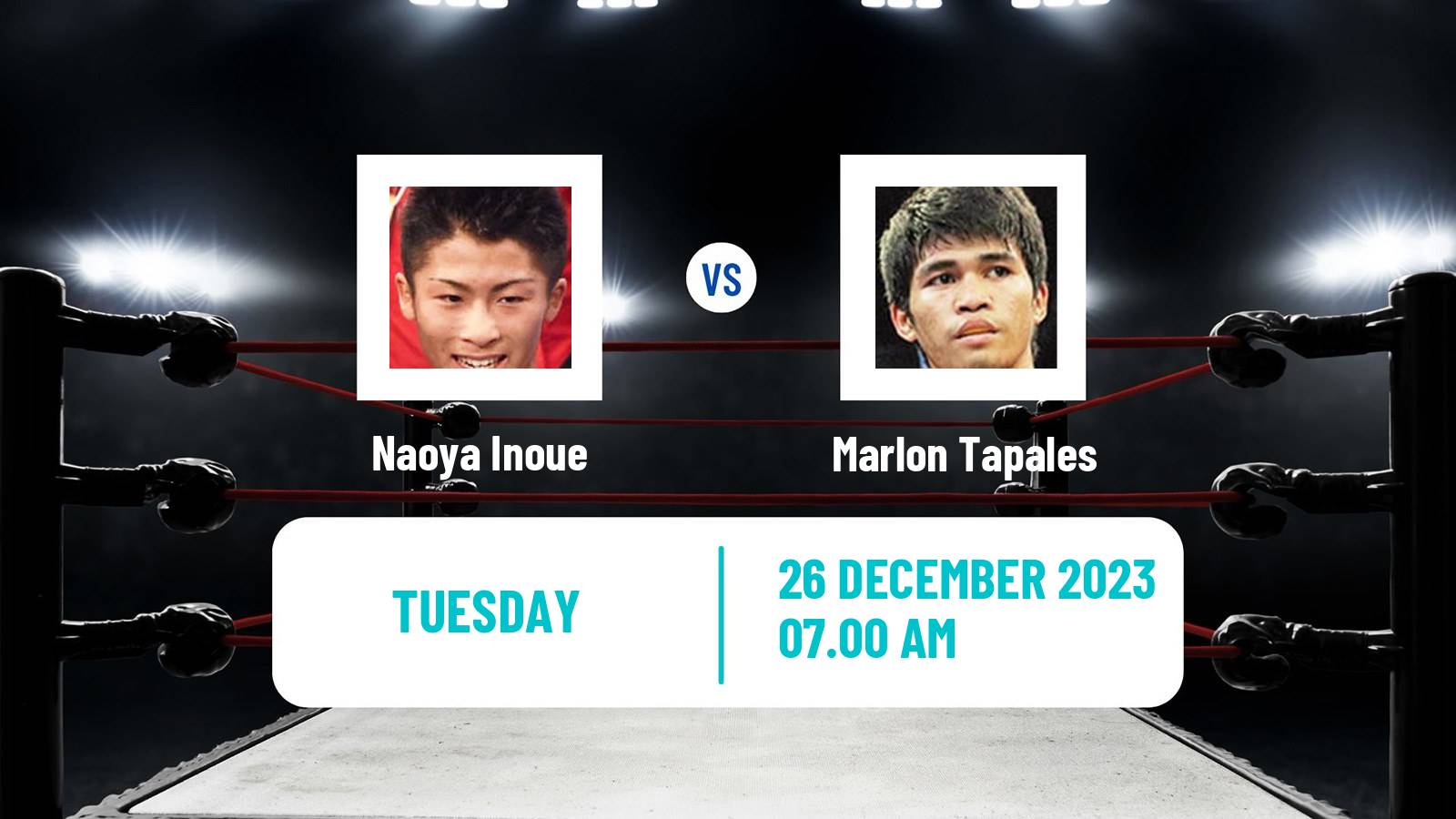 Boxing Super Bantamweight IBF WBC WBO WBA Super Titles Men Naoya Inoue - Marlon Tapales