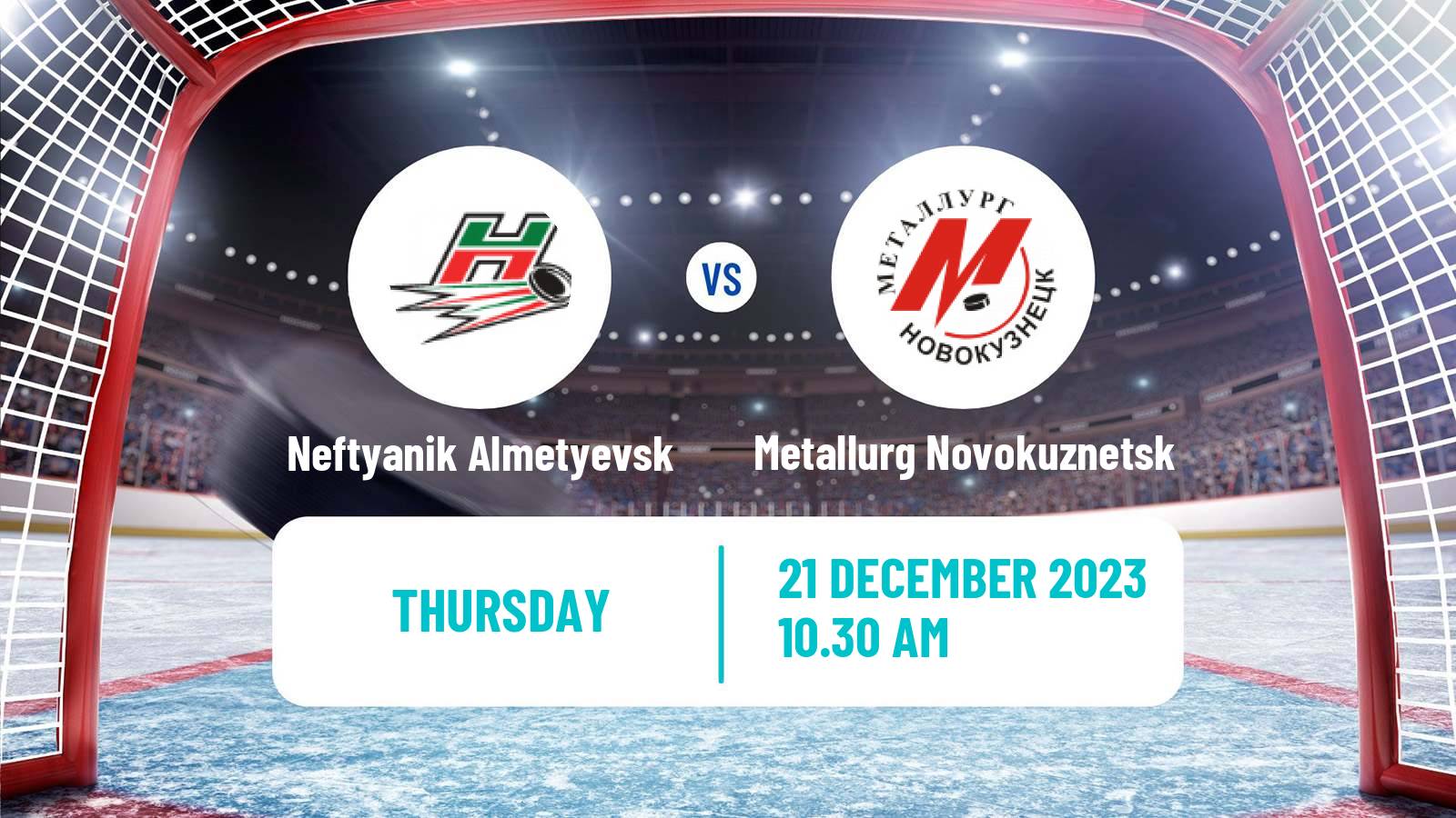 Hockey VHL Neftyanik Almetyevsk - Metallurg Novokuznetsk