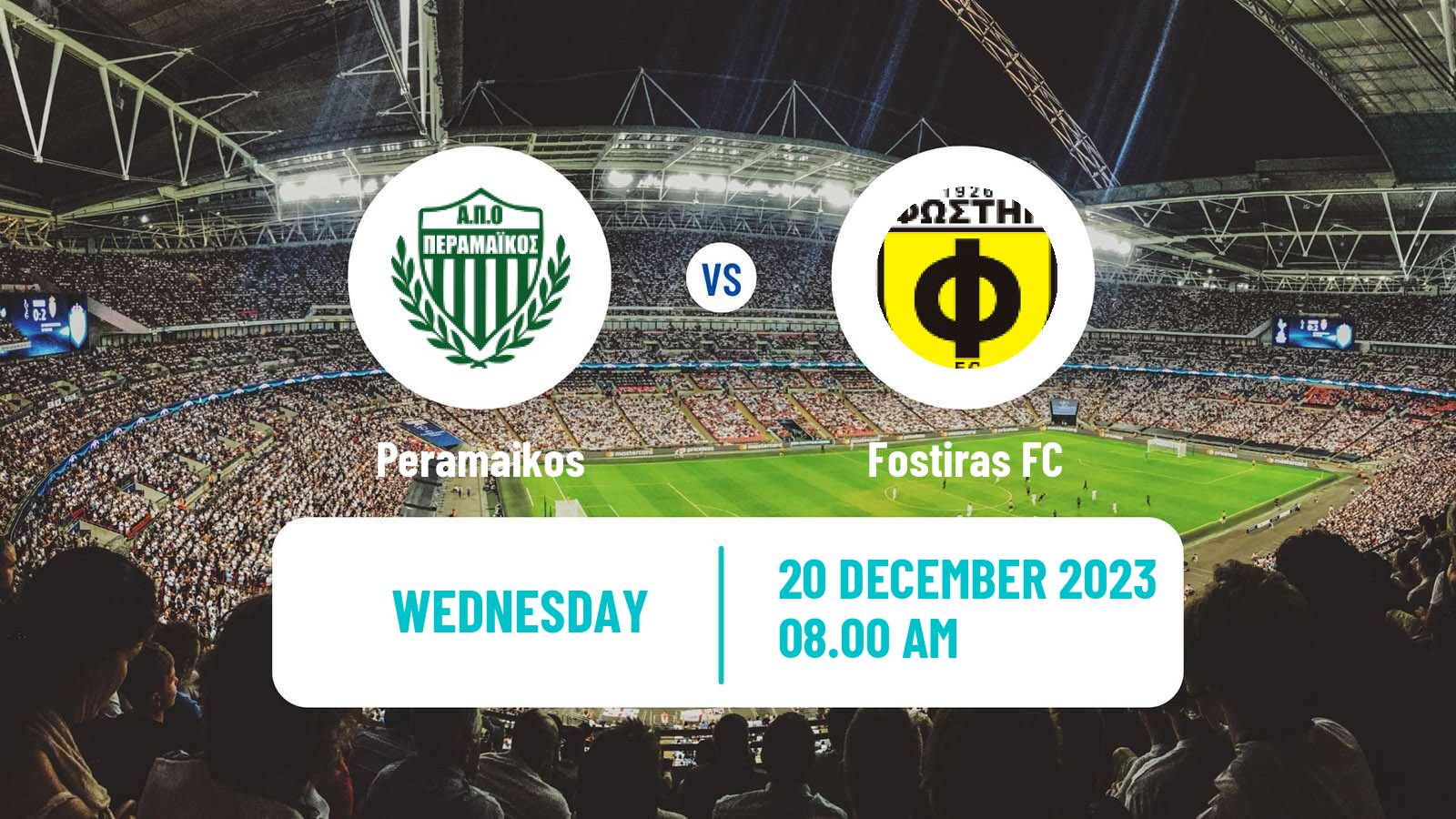 Soccer Greek Gamma Ethniki - Group 4 Peramaikos - Fostiras