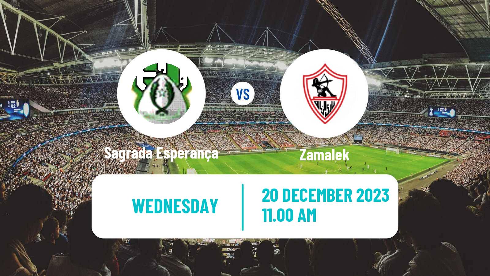 Soccer CAF Confederation Cup Sagrada Esperança - Zamalek
