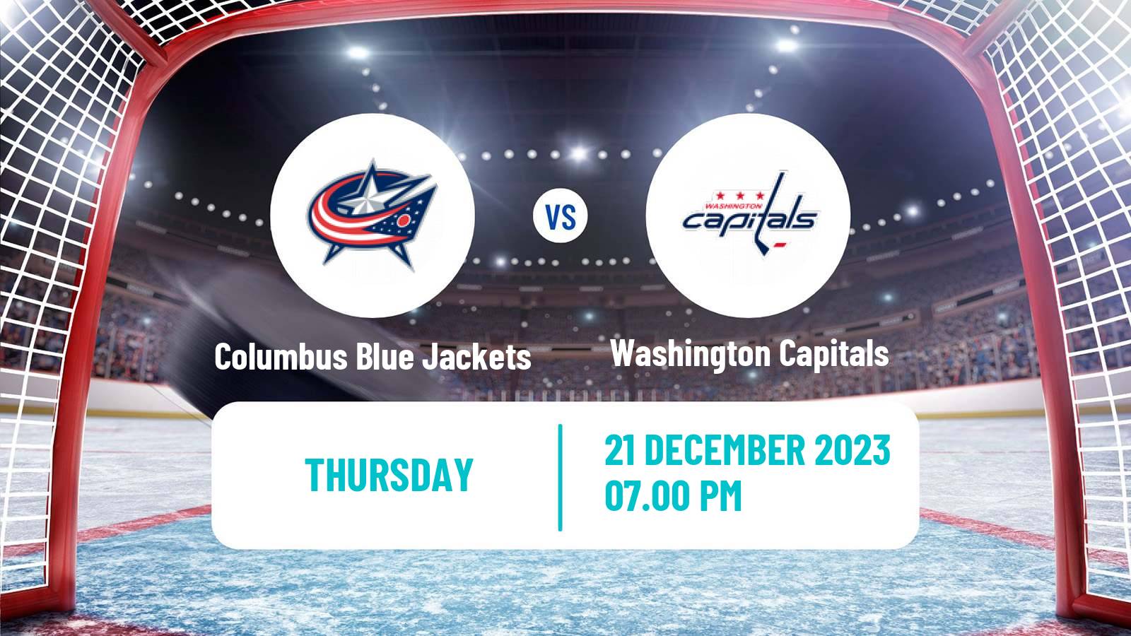 Hockey NHL Columbus Blue Jackets - Washington Capitals