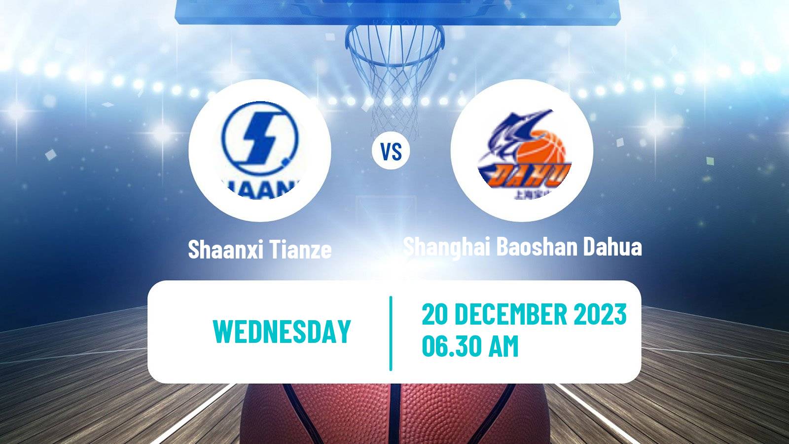 Basketball WCBA Shaanxi Tianze - Shanghai Baoshan Dahua