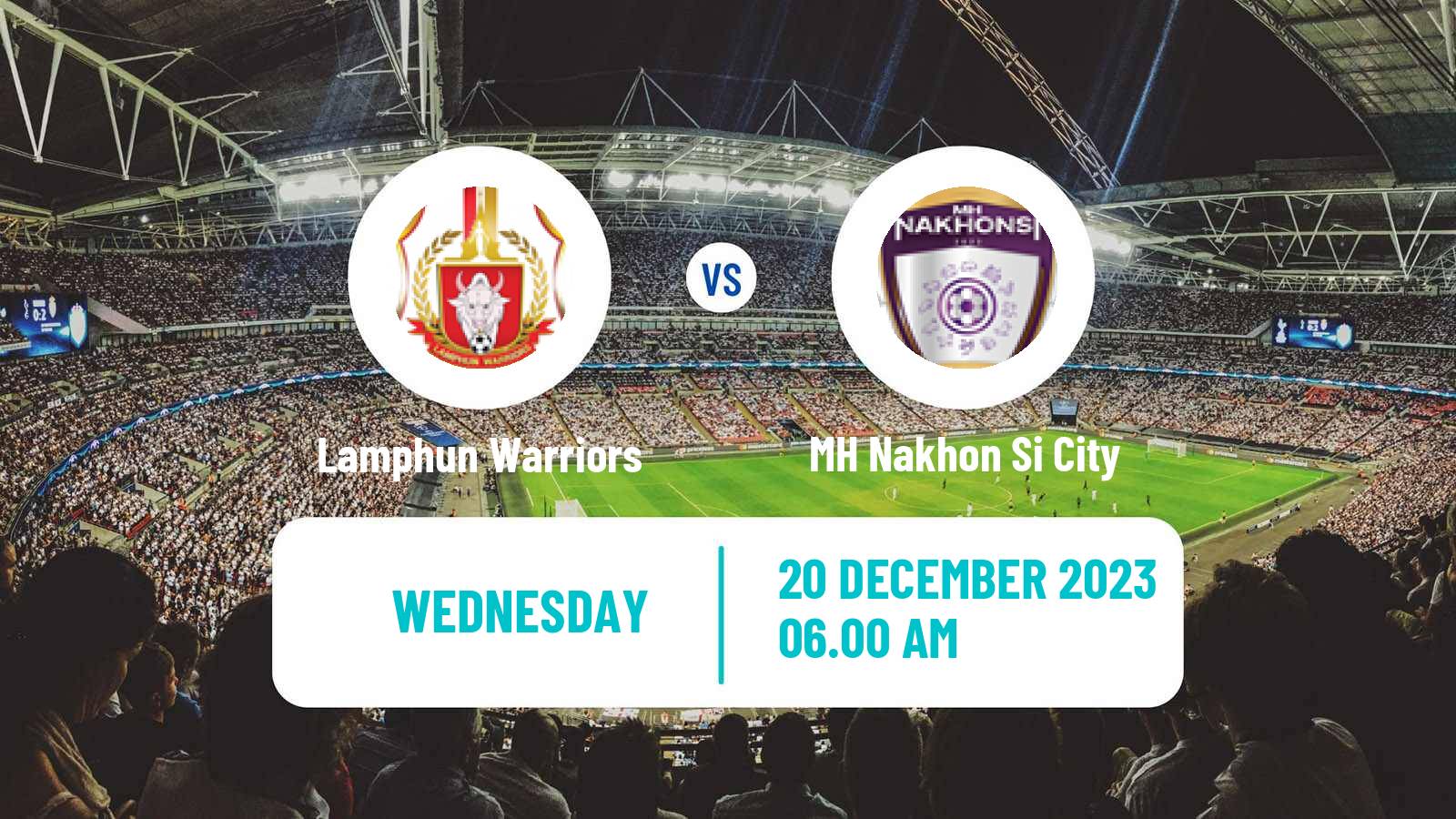 Soccer Thai FA Cup Lamphun Warriors - MH Nakhon Si City