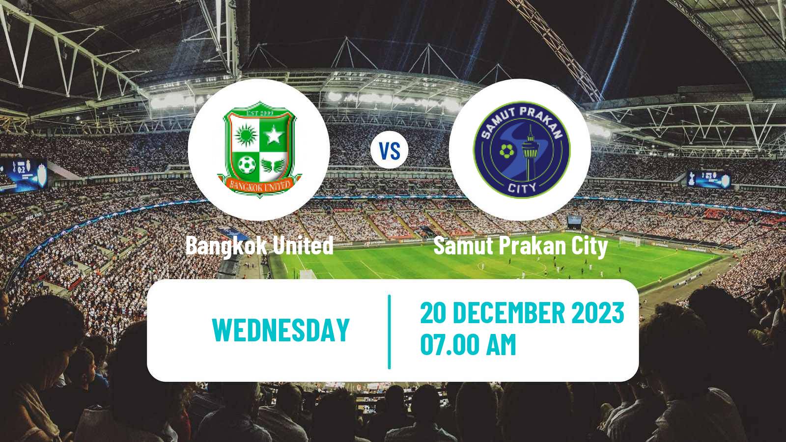 Soccer Thai FA Cup Bangkok United - Samut Prakan City