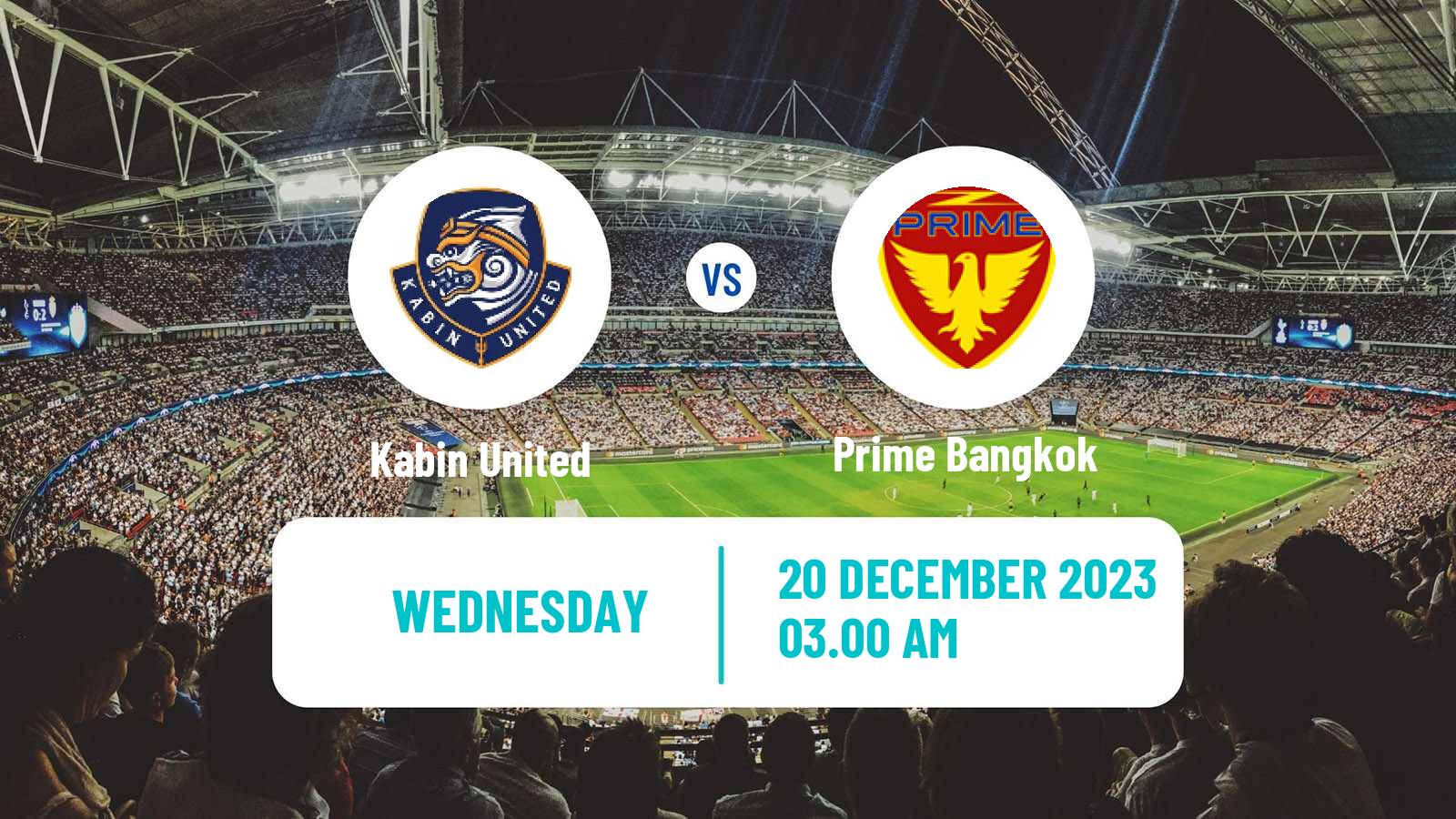 Soccer Thai FA Cup Kabin United - Prime Bangkok