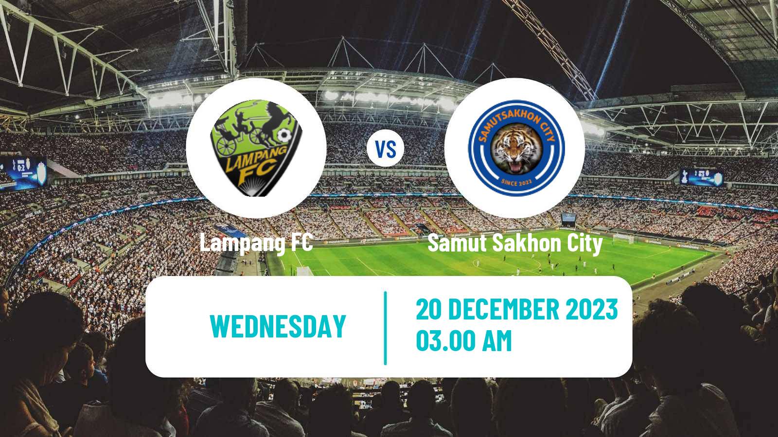 Soccer Thai FA Cup Lampang - Samut Sakhon City