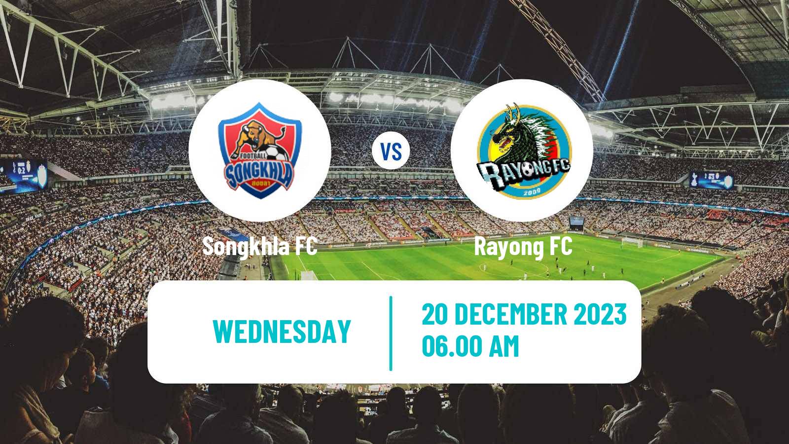 Soccer Thai FA Cup Songkhla - Rayong FC