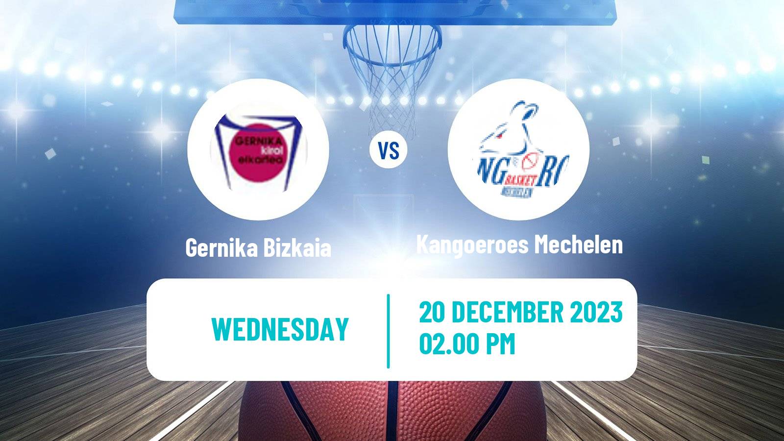 Basketball Eurocup Women Gernika Bizkaia - Kangoeroes Mechelen