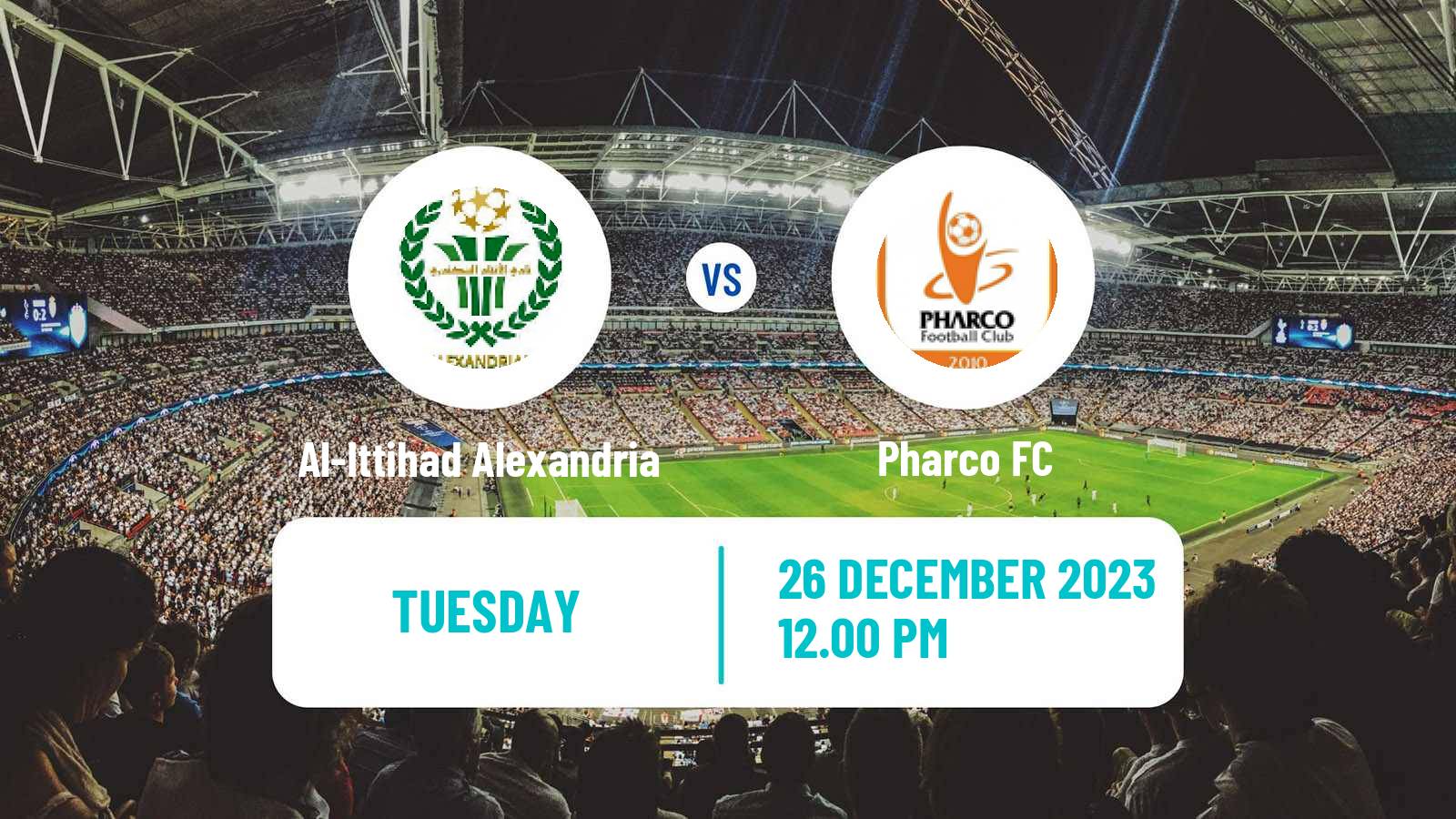 Soccer Egyptian Premier League Al-Ittihad Alexandria - Pharco