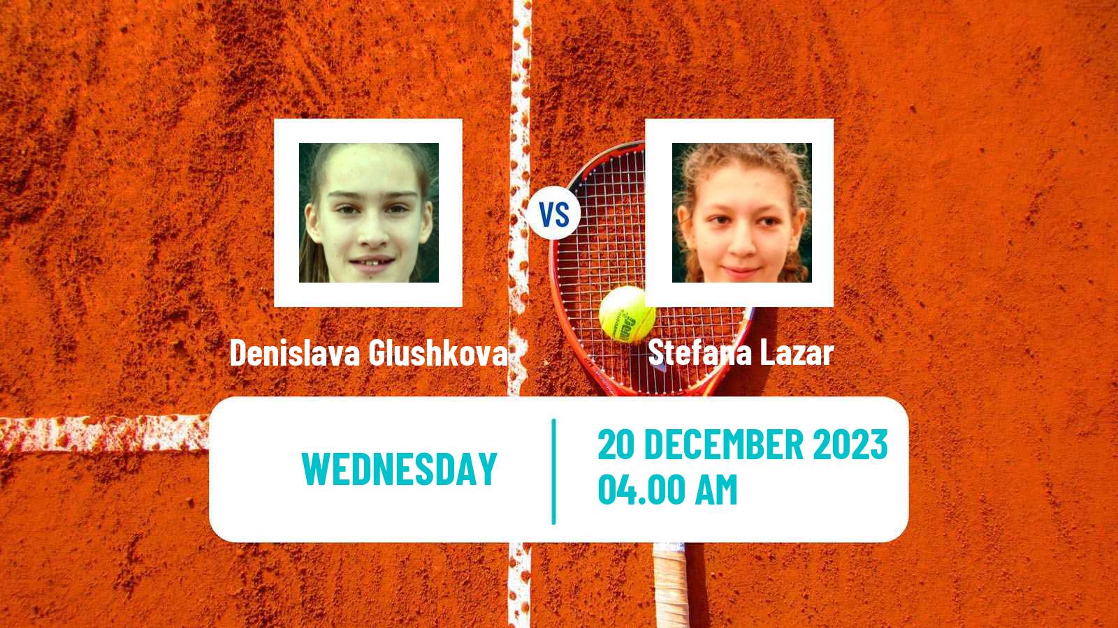 Tennis ITF W15 Antalya 23 Women Denislava Glushkova - Stefana Lazar