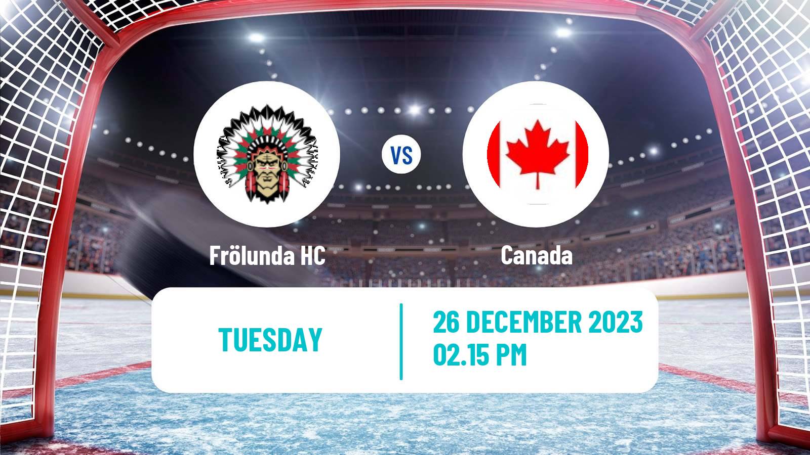 Hockey Spengler Cup Frölunda - Canada