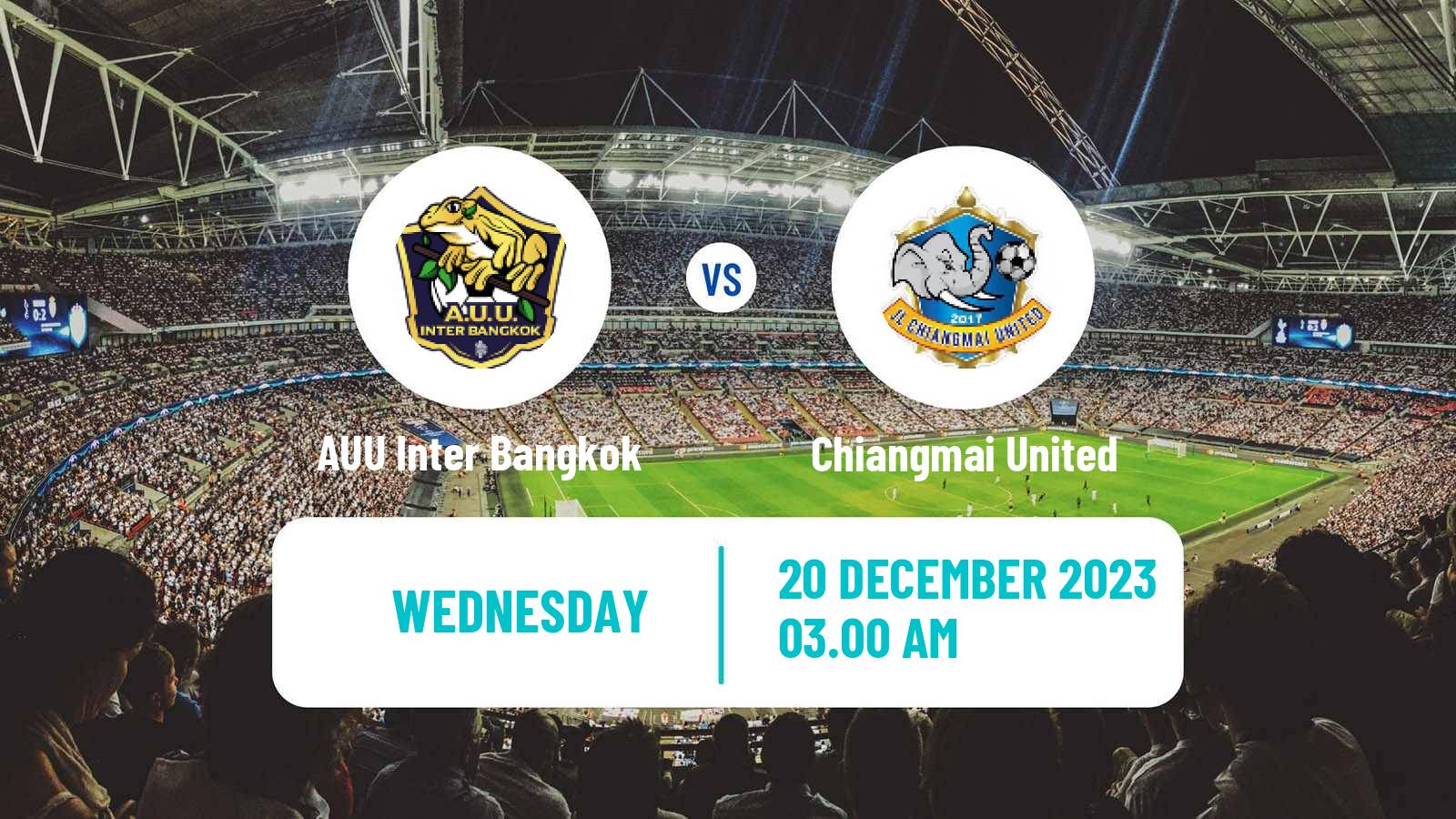 Soccer Thai FA Cup AUU Inter Bangkok - Chiangmai United