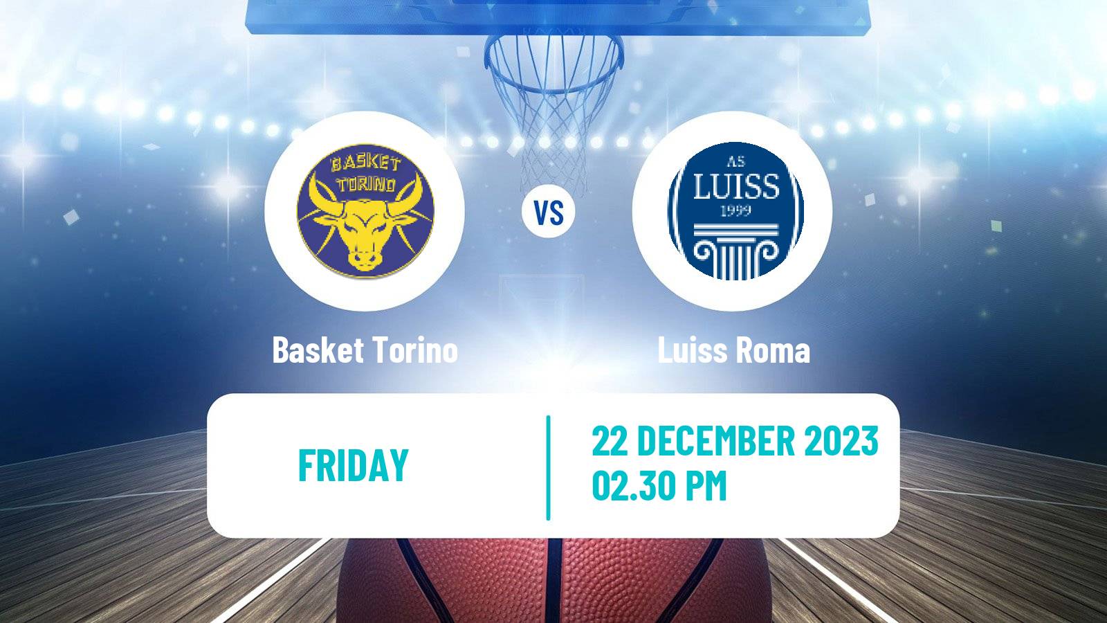 Basketball Italian Serie A2 Basketball Basket Torino - Luiss Roma