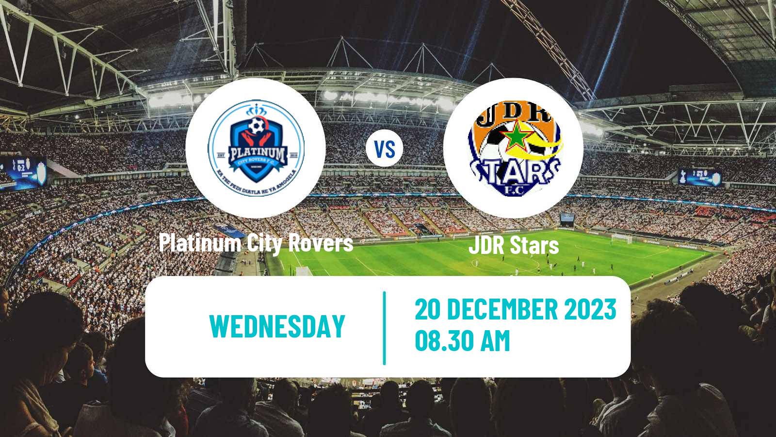 Soccer South African First Division Platinum City Rovers - JDR Stars
