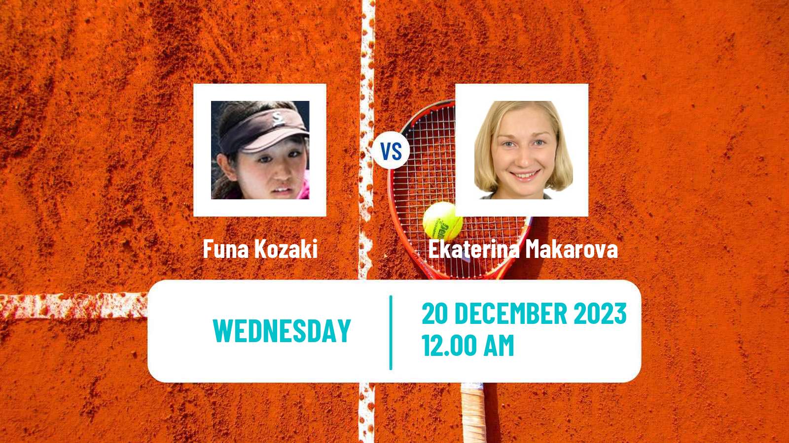 Tennis ITF W25 Solapur Women Funa Kozaki - Ekaterina Makarova